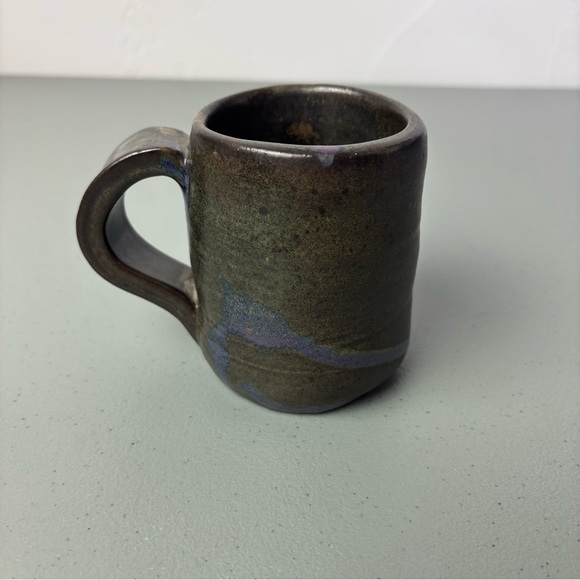 Handmade Pottery Coffee Tea Mug Signed "1992 MW" Amateur Not Symmetrical - Picture 6 of 12